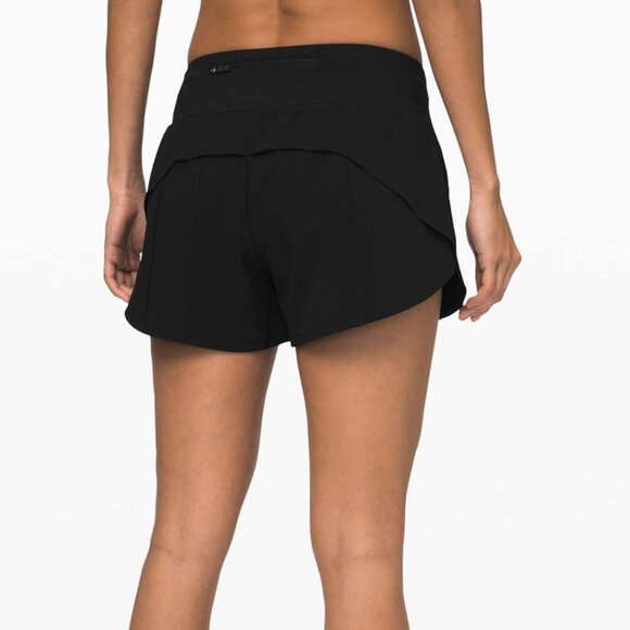 Lululemon | Speed Up Mid-Rise Short 4" Black Size 2 - Picture 2 of 8